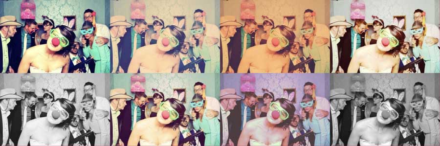 Photobooth avec filtres façon Instagram - 8 rendus différents