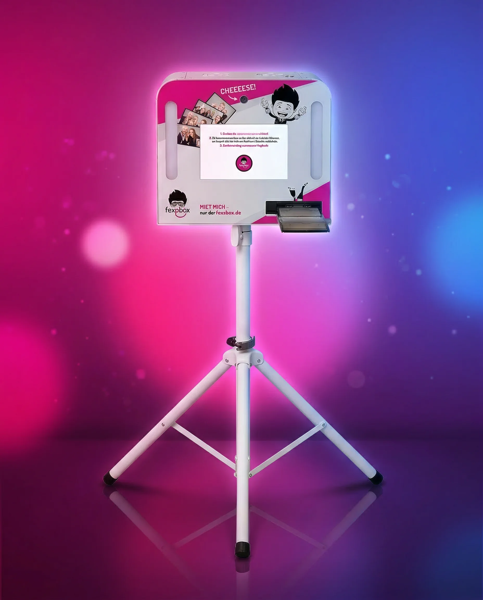 Photobooth fexobox à louer – formule digitale ou avec tirages