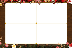 Modèle d’impression photobooth Christmas Gift – catégorie Noël